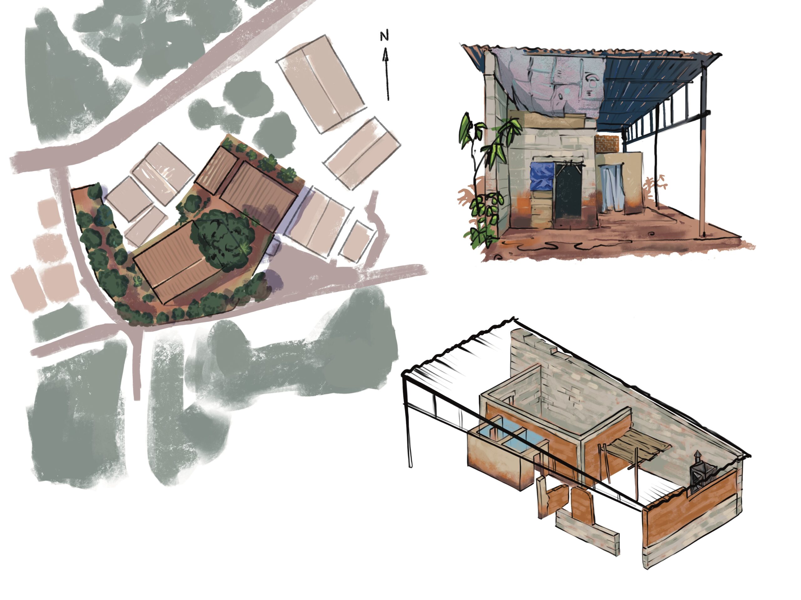 Illustrations de terrain à Yaoundé